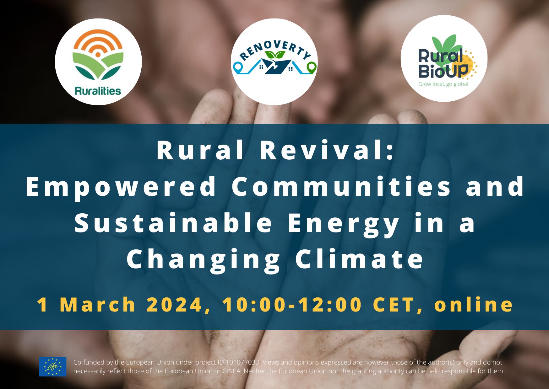 Upcoming webinar: “Rural Revival: Empowered Communities and Sustainable Energy in a Changing Climate”
