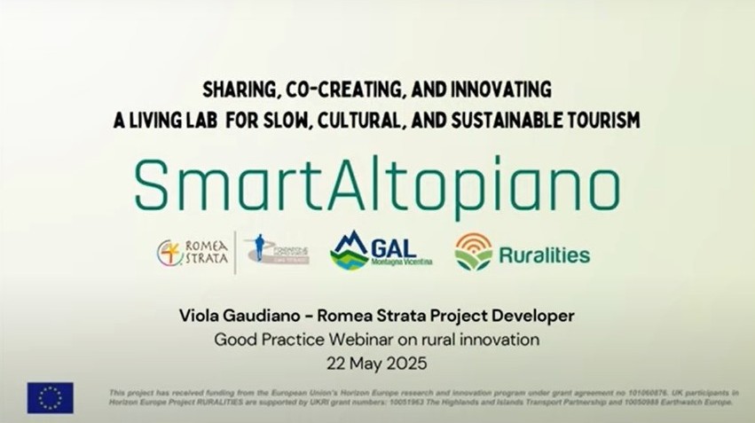 RURALITIES Showcased at Good Practice Webinar on Rural Innovation