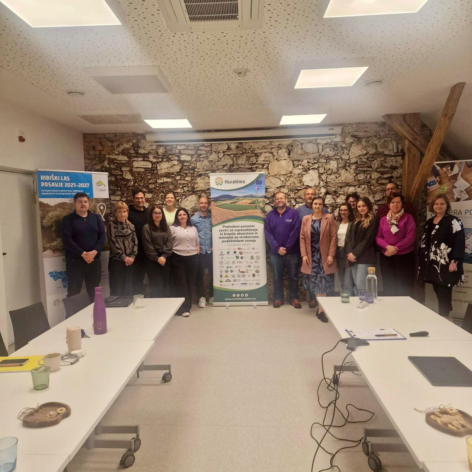 Partners gathered in Slovenia for the yearly board meeting to review project progress