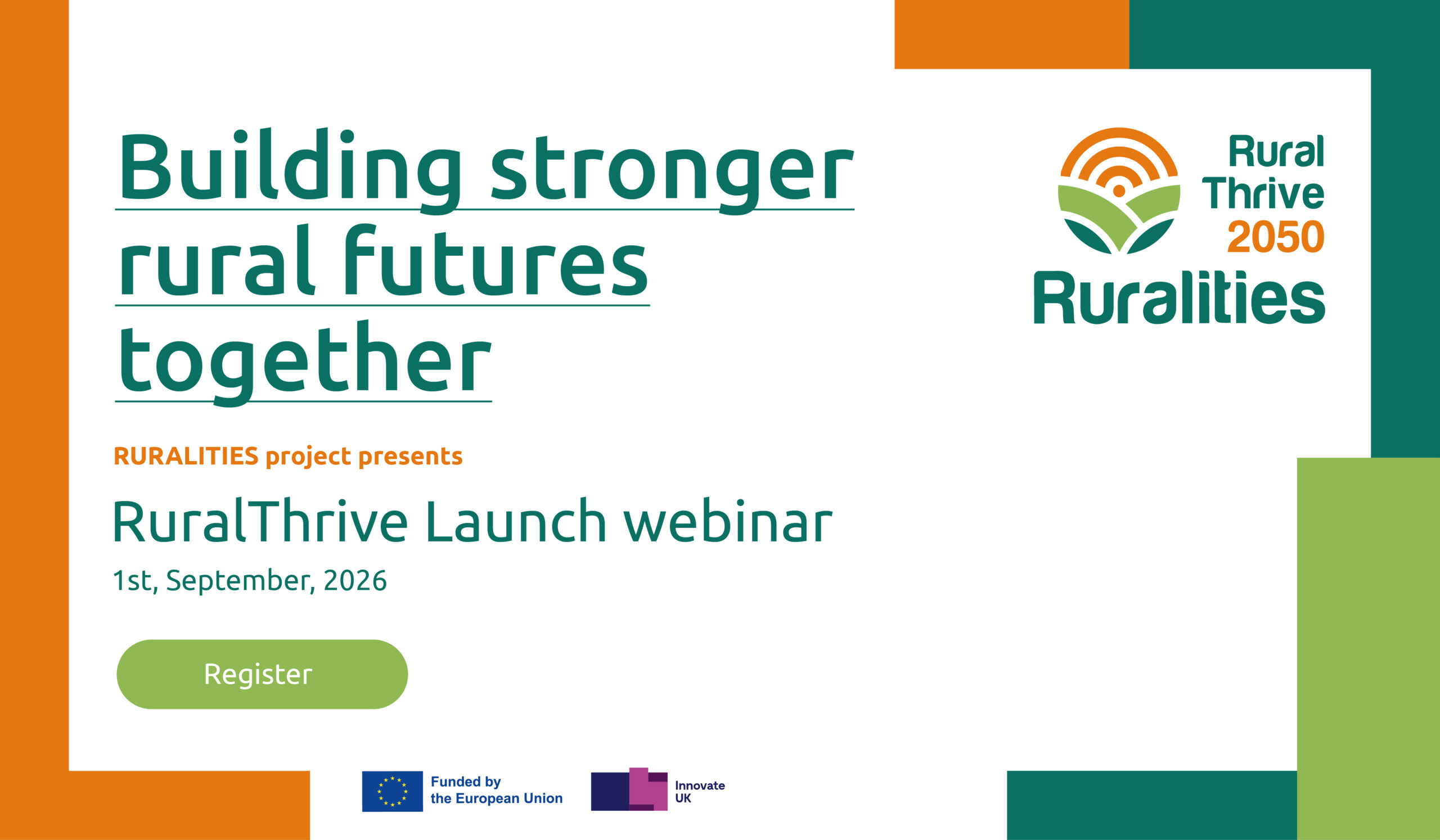 Join Us for the Official Launch of Rural Thrive 2050